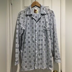 BNWT Traditional Geometric Print Pajama Set